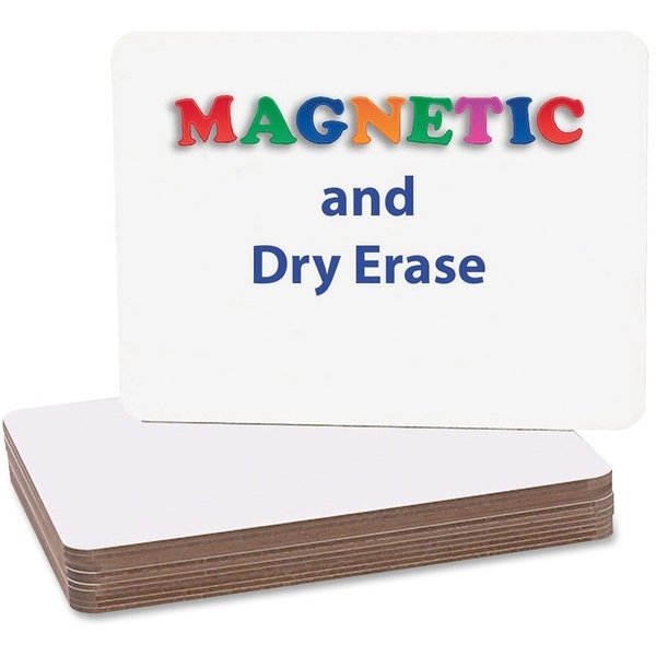 Flipside Magnetic Dry-Erase Board, 9"x12", 12/PK, White FLP10125